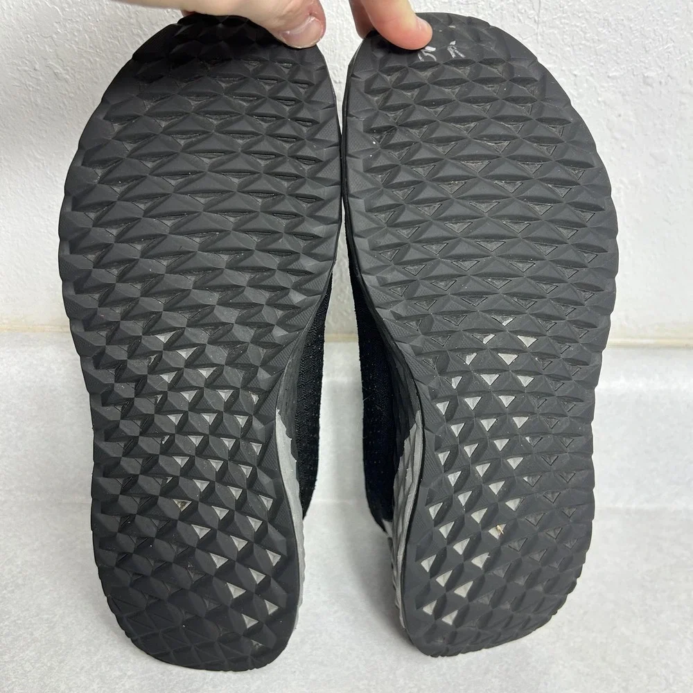 NOBULL Shoes Mens Size 7‎ Black Knit Running Training Sneaker Athletic Low Top